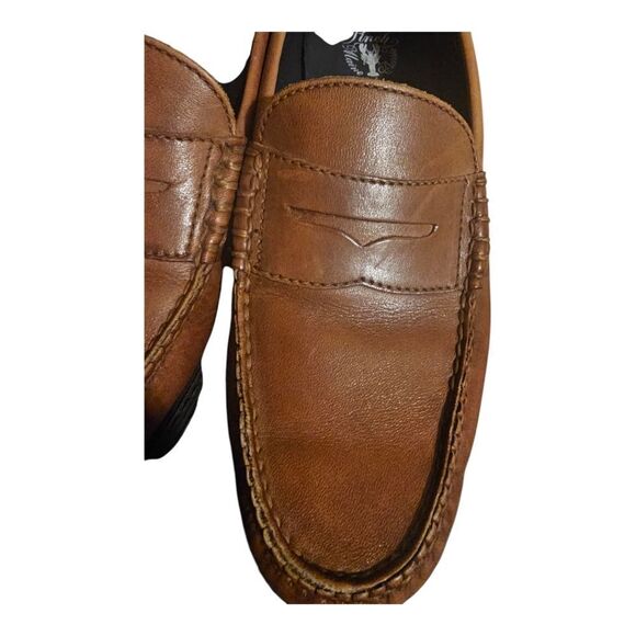 COLE HAAN Grand OS Pinch Maine Classic Brown Leather Loafers - Size 9 - Picture 6 of 9